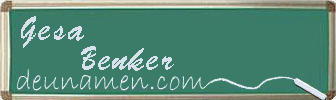 Gesa Benker Visitenkarte